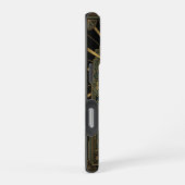 Sun & Moon Deco Wings | Goud iPhone 16 Pro Hoesje (Rechterkant)