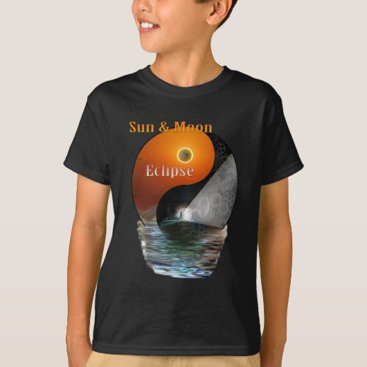 Sun & Moon-Eclipse-tijd T-shirt (Voorkant)