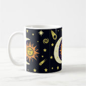 Sun Moon en Celestial Bodies Coffee Mok (Links)
