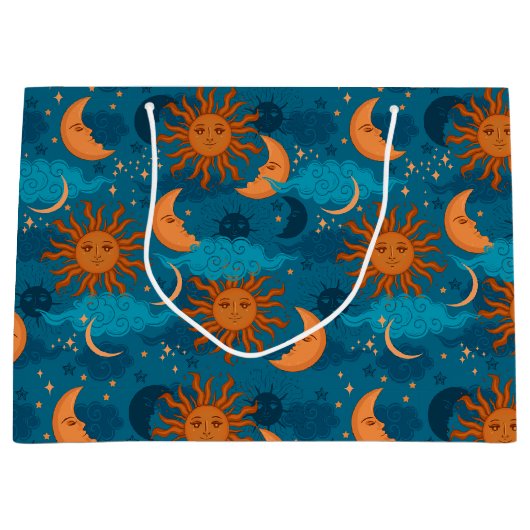 Sun, Moon en Stars Gift Bag Groot Cadeauzakje (Voorkant)