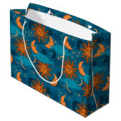 Sun, Moon en Stars Gift Bag Groot Cadeauzakje (Achterkant Gekanteld)