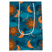 Sun, Moon en Stars Gift Bag Medium Cadeauzakje (Achterkant)