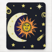 Sun Moon en Stars Muismat (Voorkant)