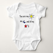 Sun Moon en Stars Romper (Voorkant)