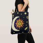 Sun Moon en Stars Tote Bag (Dichtbij)