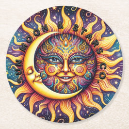Sun Moon en sterren onderzetters