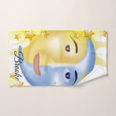 Sun Moon Hands Bathroom Towel sets Bad Handdoek (Handdoek)