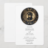 Sun Moon Hemelse Huwelijk Kaart (Voorkant / Achterkant)