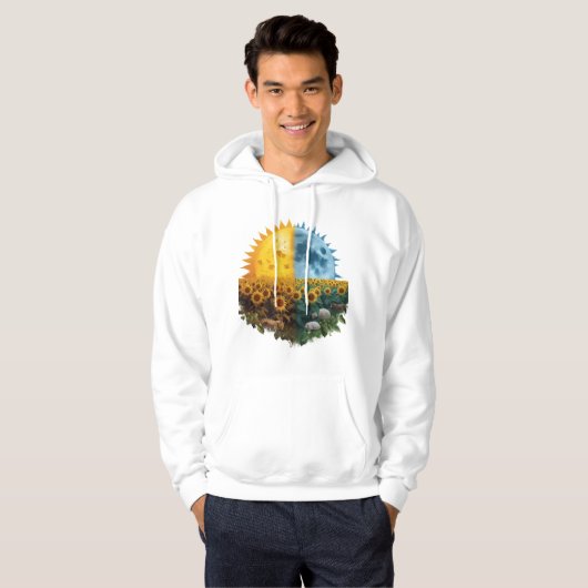 Sun & Moon  Hoodie (Voorkant volledig)