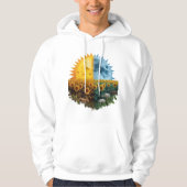 Sun & Moon  Hoodie (Voorkant)