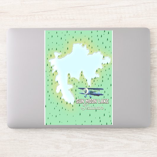 Sun Moon Lake Taiwan Sticker (Computer)