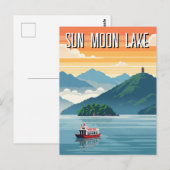 Sun Moon Lake Taiwan zonsopgang Briefkaart (Voorkant / Achterkant)