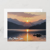 Sun Moon Lake Taiwan zonsopgang Briefkaart (Voorkant / Achterkant)