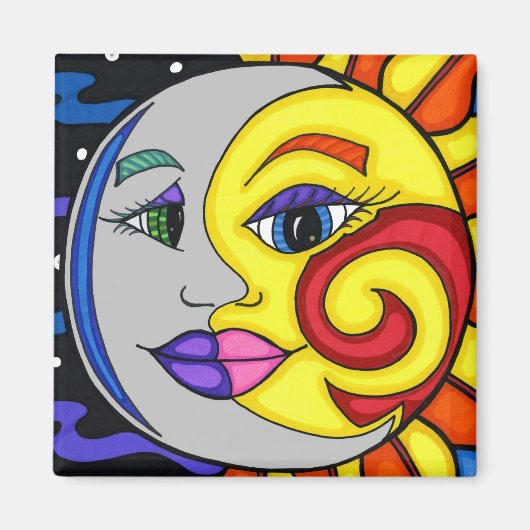 Sun & Moon Magnet (Voorkant)