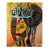 "Sun & Moon Making Love" Originele kunstdruk Perfect Poster (Voorkant)