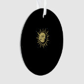 Sun Moon met 90s Witch Whimsigoth esthetiek Ornament (voorkant)