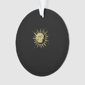 Sun Moon met 90s Witch Whimsigoth esthetiek Ornament (voorkant)
