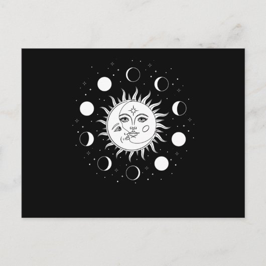 Sun Moon Occult Briefkaart (Voorkant)