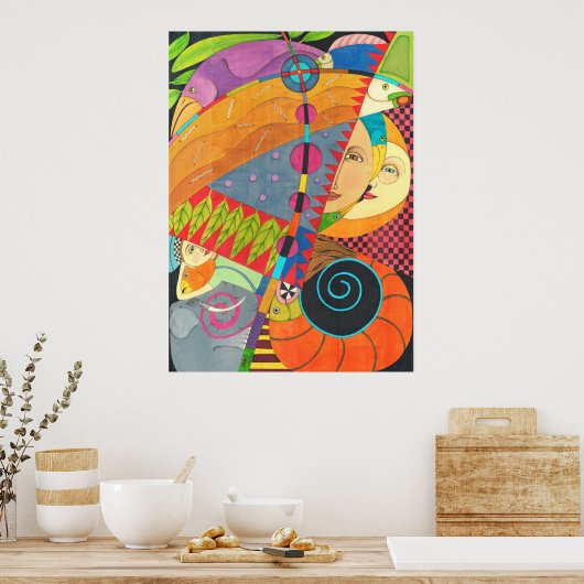 Sun & Moon Poster (Keuken)