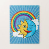 Sun Moon Rainbow Stars Legpuzzel (Verticaal)