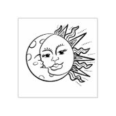 Sun & Moon Rubberstempel (Afrduk)