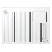 Sun Moon Single Kaart Tarot Reading Journal Notitieblok (Voorkant)