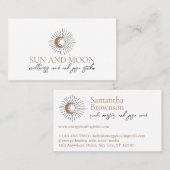 Sun Moon Spiritueel-energieherkenning Visitekaartje (Voorkant / Achterkant)