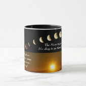Sun Moon Spiritueel Inspirerend Quote Coffee Mok (Midden)