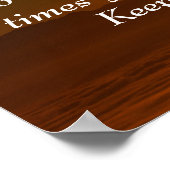 Sun Moon Spiritueel Inspirerend Quote Poster (Hoek)