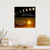 Sun Moon Spiritueel Inspirerend Quote Poster (Keuken)