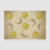 Sun Moon staat voor kunsthandtekening Tissuepapier (Voorkant)