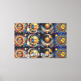 Sun, Moon & Star Co. Canvas Afdruk