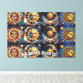 Sun, Moon & Star Co. Canvas Afdruk (Insitu (Houten vloer))