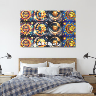 Sun, Moon & Star Co. Canvas Afdruk