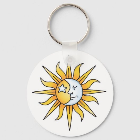 Sun Moon & Star Sleutelhanger (Voorkant)