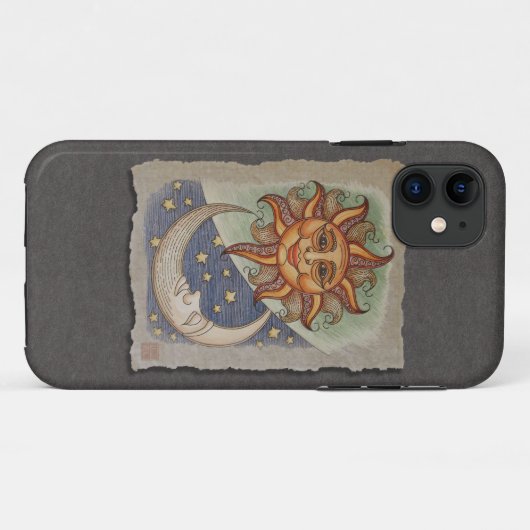 Sun Moon & Stars Case-Mate iPhone Case (Achterkant (horizontaal))