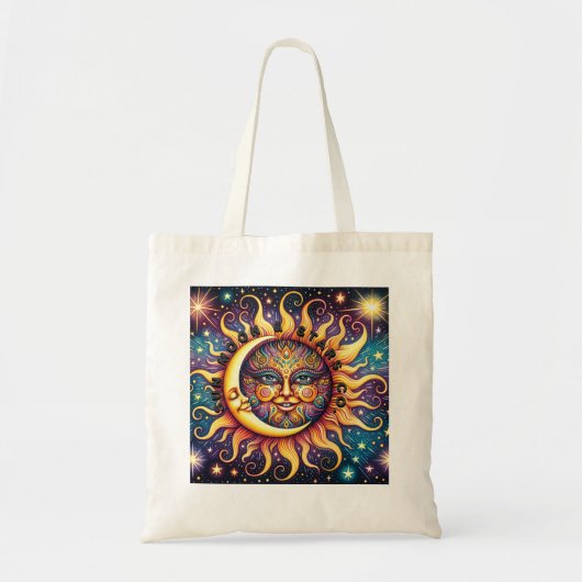 Sun, Moon & Stars Co. Tote Bag (Voorkant)