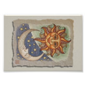 Sun Moon & Stars Foto Afdruk (Voorkant)