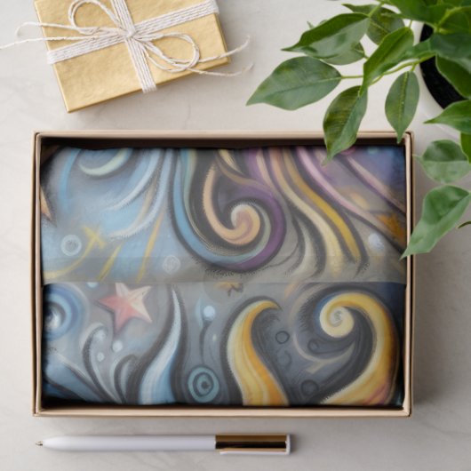 Sun Moon Stars grillige ontkoppeling Tissuepapier (Geschenk)