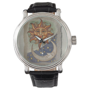 Sun Moon & Stars Horloge