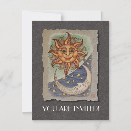 Sun Moon & Stars Kaart (Voorkant)