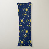 Sun, Moon & Stars 🌞 ⭐ Lichaamskussen (Voorkant Verticaal)