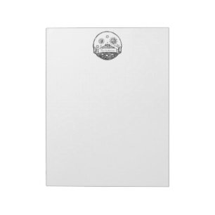  Sun Moon Stars Ocean Planet Earth Tekening Notitieblok