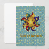 Sun Moon Stars Party nodigt uit Kaart (Voorkant / Achterkant)