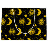 Sun Moon Stars Patroon Groot Cadeauzakje (Achterkant)