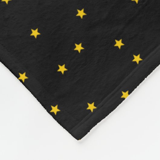 Sun Moon Stars Pattern Fleece Deken (Hoek)