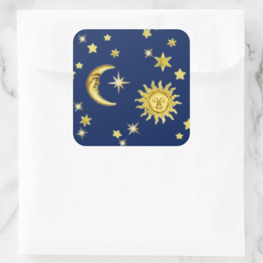 Sun, Moon & Stars Sticker (Tas)