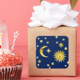Sun, Moon & Stars Sticker