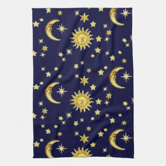 Sun, Moon & Stars 🌞 ⭐ Theedoek (Verticaal)