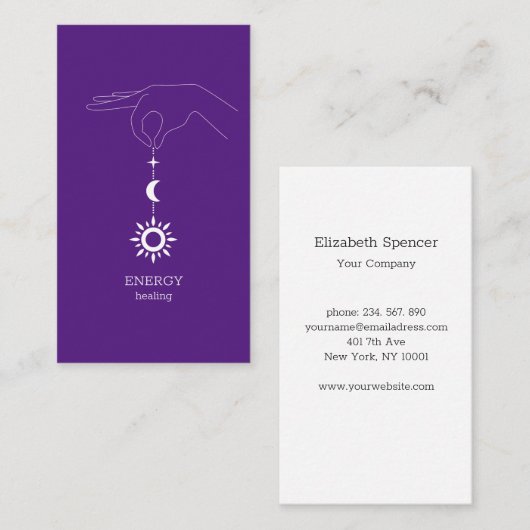 Sun Moon Visitekaartje (Voorkant / Achterkant)